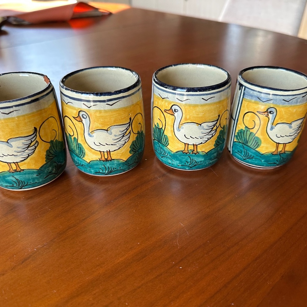 Vintage set Corso‎ de Fiori Italian hand painted